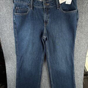 NWT Hollister Low Rise Baggy Blue Denim Jeans Adult Women 12R Relaxed Leg 31